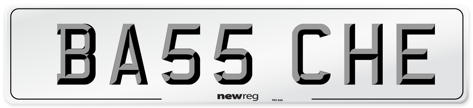 BA55 CHE Number Plate from New Reg